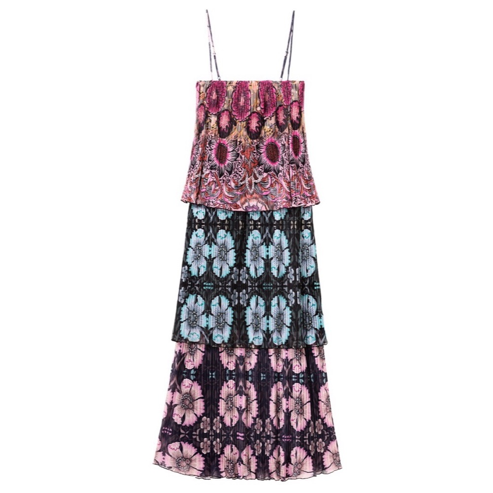 Desigual Cornelio Pleated Layer Dress
